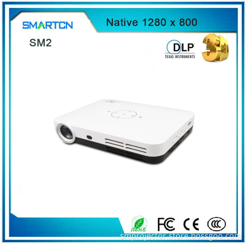 Popular Outdoor 3500 lumens pocket projector Automatic Keystone Correction 3D Mini Projector With glass Touch Panel